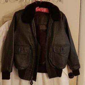 Navy G-1 Spec 55J14 Bomber Jacket  Size 38